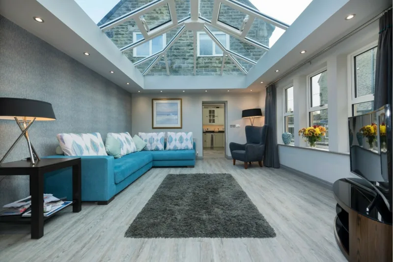 glass conservatory roof