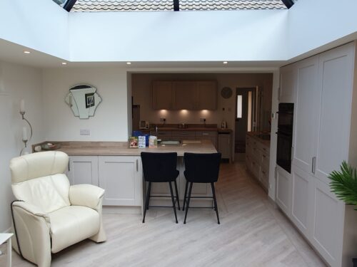 kitchen in orangery