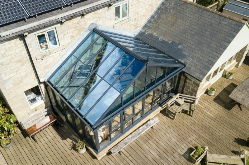glass gable conservatory